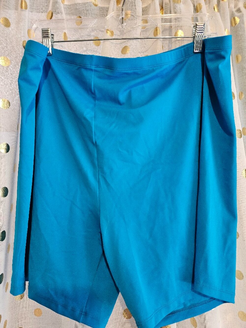 Swim365 Blue Swim Bike Shorts Women's Size 26 Plus Swim Bottoms